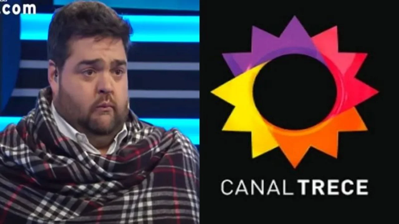 Darío Barassi, triste en El Trece.