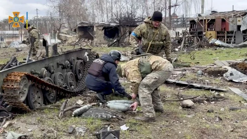 Ucrania: más de 400 muertos civiles en la zona de Kiev tras el repliegue de Rusia