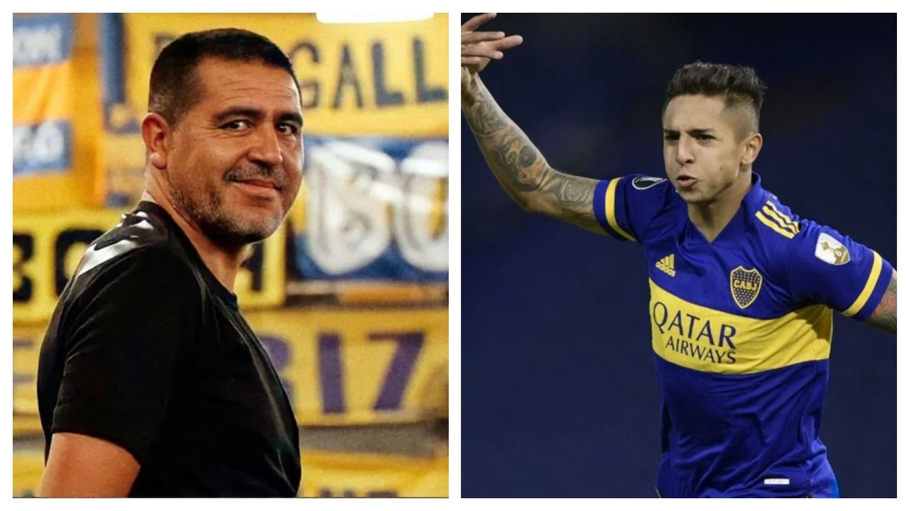 Juan Román Riquelme Agustín Almendra Boca Juniors