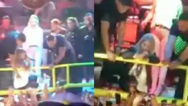 En el piso y balbuceando: preocupante show de Dalila en un boliche de Moreno