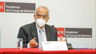 El jefe de ministros de Perú descartó renunciar a su cargo y hacer cambios en el gabinete El jefe de ministros de Perú descartó renunciar a su cargo y hacer cambios en el gabinete