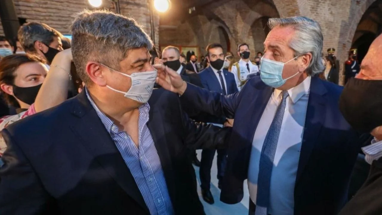 Gesto para la interna en el Frente de Todos: Alberto Fernández almorzó con Pablo Moyano