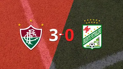 Fluminense liquidó en su casa a Oriente Petrolero por 3 a 0 Fluminense liquidó en su casa a Oriente Petrolero por 3 a 0
