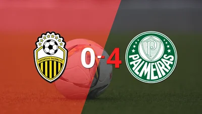Rafael Navarro anotó un doblete en la goleada 4-0 de Palmeiras a Táchira Rafael Navarro anotó un doblete en la goleada 4-0 de Palmeiras a Táchira