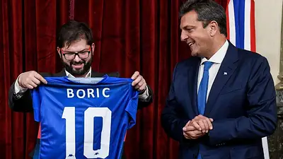 El video viral de la charla entre Boric y Massa sobre Pipo Gorosito El video viral de la charla entre Boric y Massa sobre Pipo Gorosito