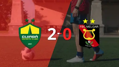 Élton marca un doblete en la victoria 2-0 de Cuiabá ante Melgar Élton marca un doblete en la victoria 2-0 de Cuiabá ante Melgar
