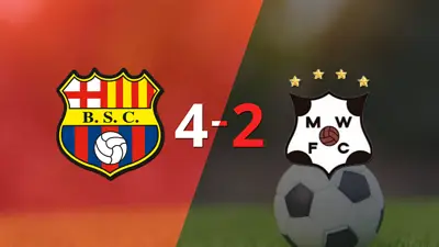 Con doblete de Gonzalo Mastriani, Barcelona derrotó a Wanderers Con doblete de Gonzalo Mastriani, Barcelona derrotó a Wanderers