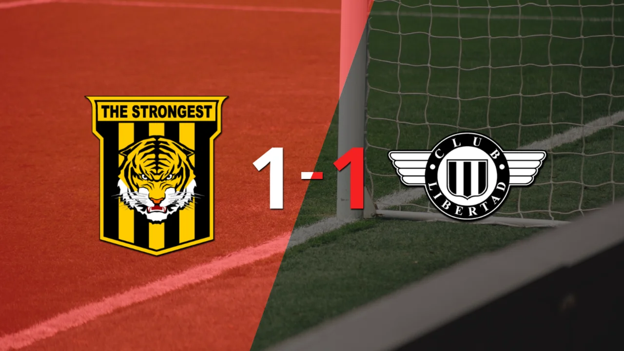 The Strongest y Libertad se repartieron los puntos en un 1 a 1