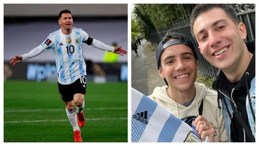 El admirable gesto de Messi con dos hinchas en París