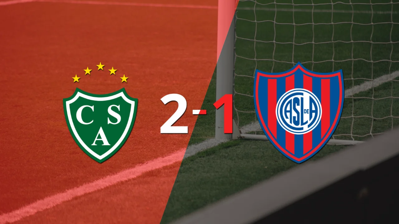 Sarmiento gana 2-1 a San Lorenzo con doblete de Jonatan Torres