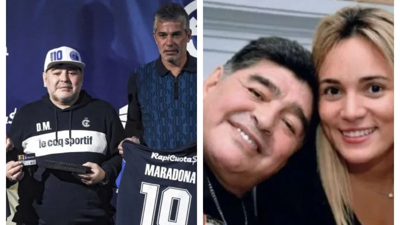 Diego Maradona, Rocío Oliva, farándula, Gimnasia, Gabriel Pellegrino