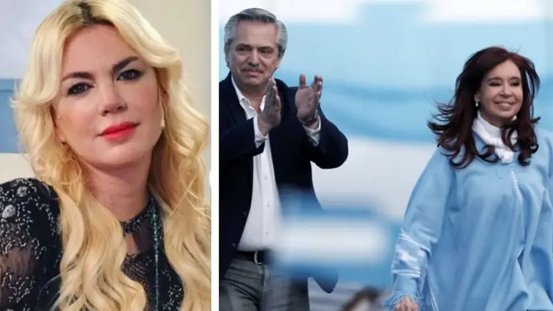 Esmeralda Mitre. Alberto Fernández. Cristina Kirchner