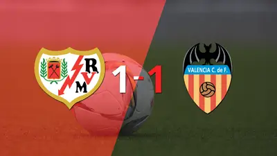 Reparto de puntos en el empate a uno entre Rayo Vallecano y Valencia Reparto de puntos en el empate a uno entre Rayo Vallecano y Valencia