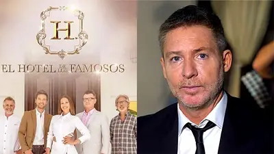 El hotel de los famosos y Adrián Suar El hotel de los famosos y Adrián Suar