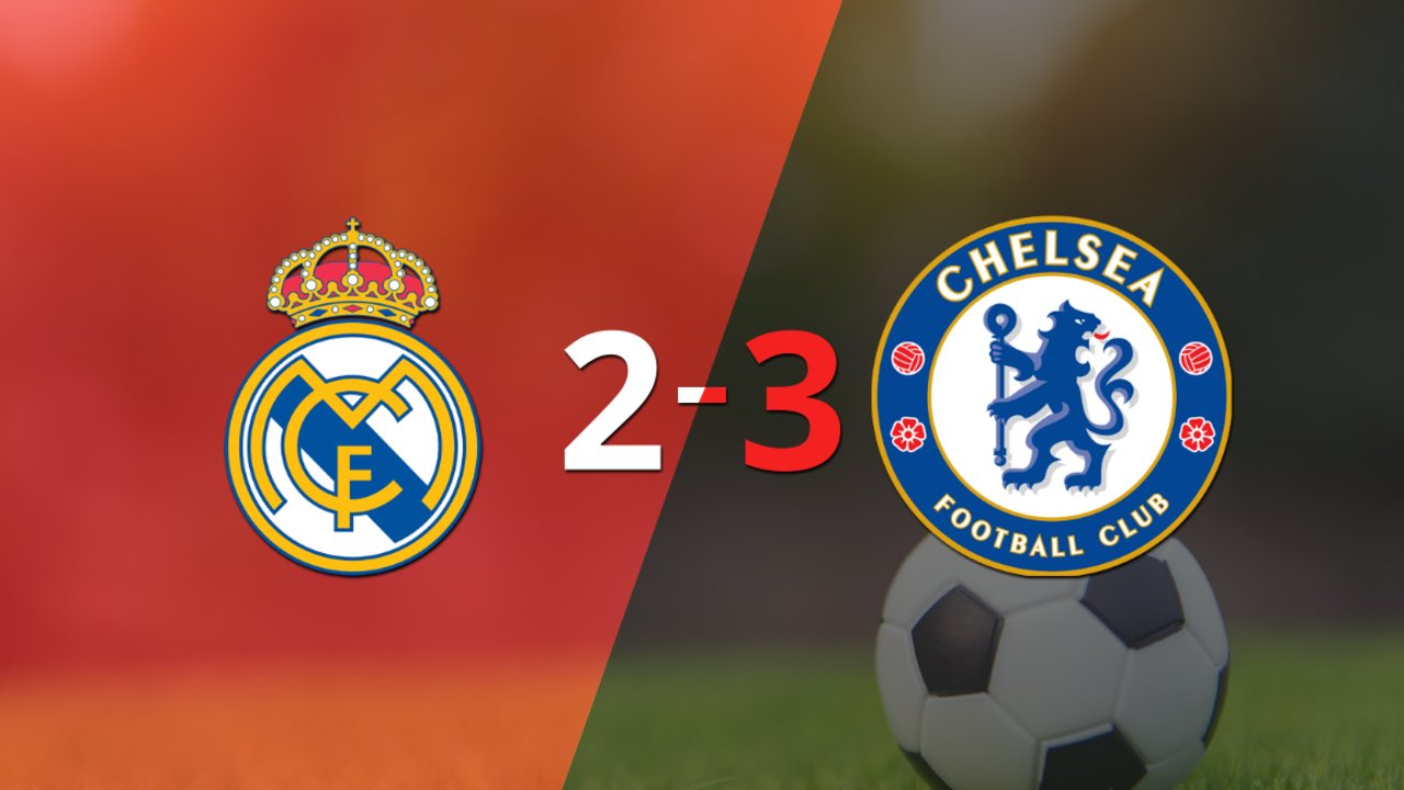 Triunfo de Chelsea sobre Real Madrid por 3 a 2