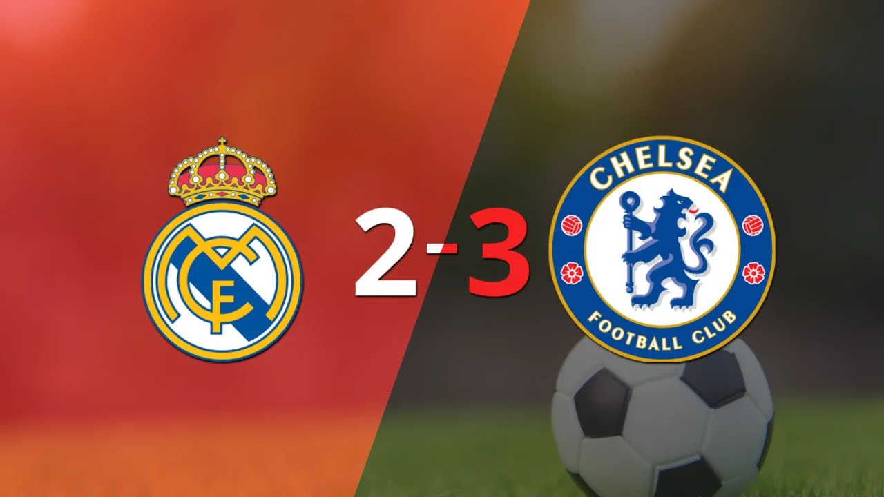 Triunfo de Chelsea sobre Real Madrid por 3 a 2