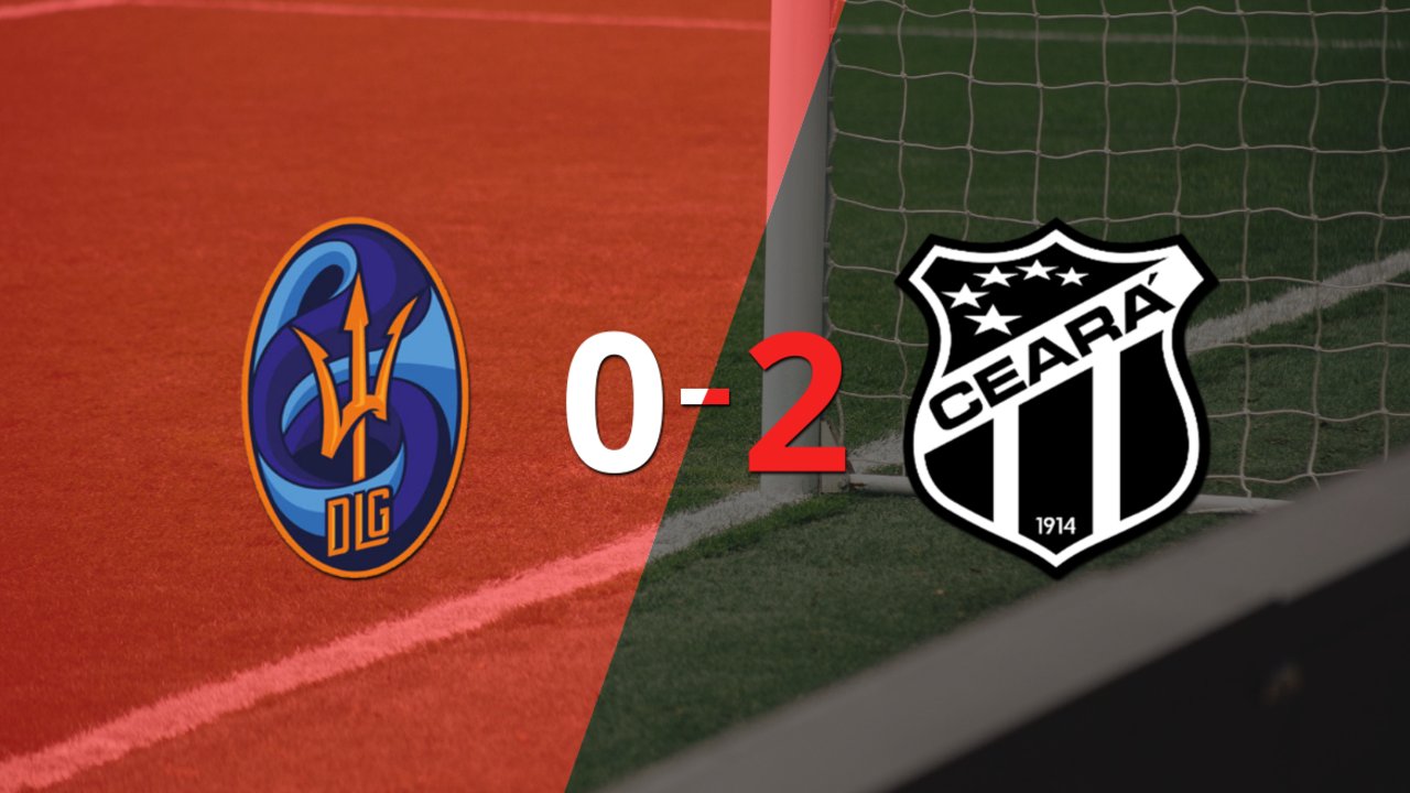 Ceará, de visitante, derrotó 2-0 a Dep. La Guaira