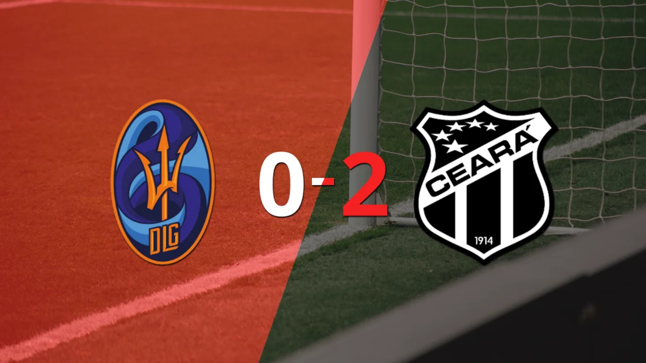 Ceará, de visitante, derrotó 2-0 a Dep. La Guaira
