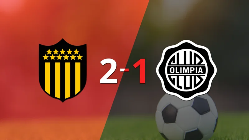 Con la mínima diferencia, Peñarol venció a Olimpia por 2 a 1