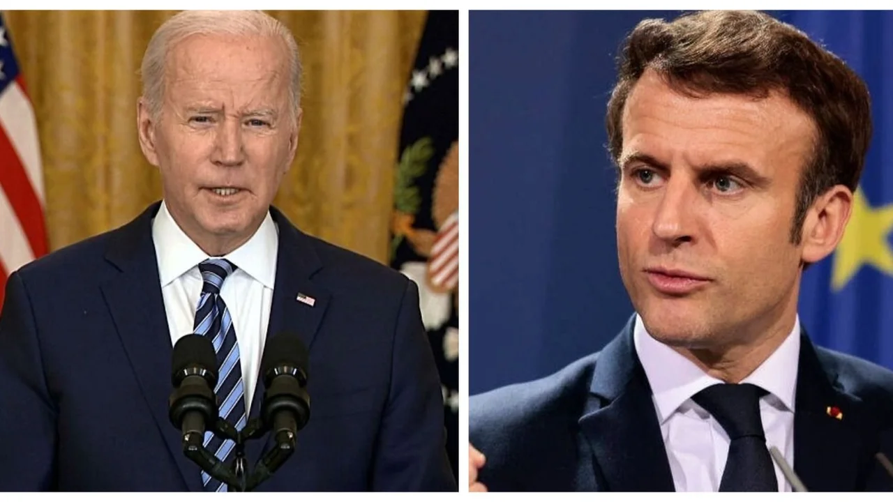 Guerra en Ucrania: Biden la definió como "genocidio" y Macron lo cruzó