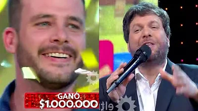 Guido Kaczka, sorprendido frente al récord de un participante de Los 8 Escalones del Millón Guido Kaczka, sorprendido frente al récord de un participante de Los 8 Escalones del Millón