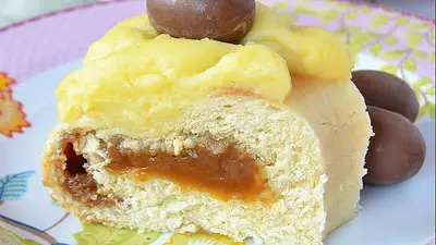 Rosca de pascua rellena Rosca de pascua rellena