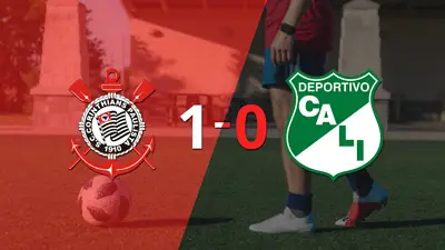 A Corinthians le alcanzó con un gol para derrotar a Deportivo Cali en Arena Corinthians A Corinthians le alcanzó con un gol para derrotar a Deportivo Cali en Arena Corinthians
