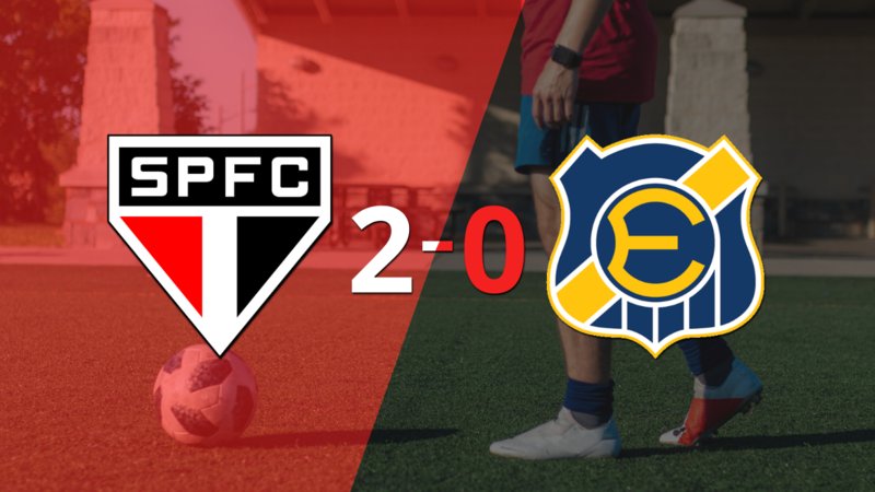 Con dos goles, São Paulo se impuso a Everton en el Morumbí