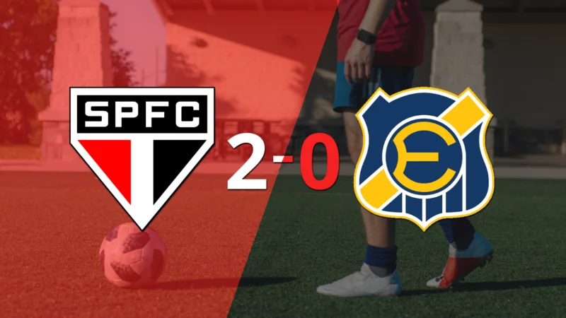 Con dos goles, São Paulo se impuso a Everton en el Morumbí