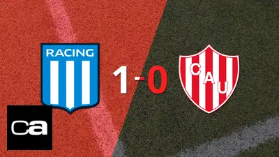 Racing Club le ganó 1-0 como local a Unión Racing Club le ganó 1-0 como local a Unión