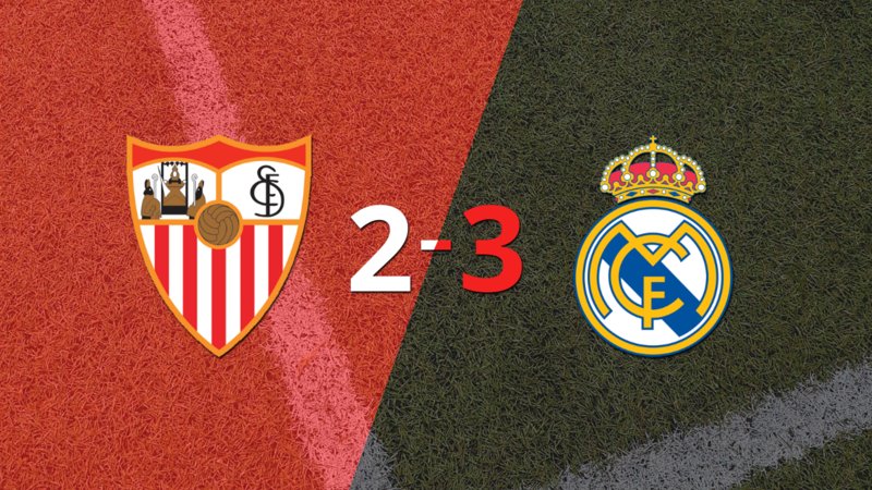Real Madrid superó a Sevilla por la mínima diferencia 