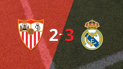 Real Madrid superó a Sevilla por la mínima diferencia Real Madrid superó a Sevilla por la mínima diferencia