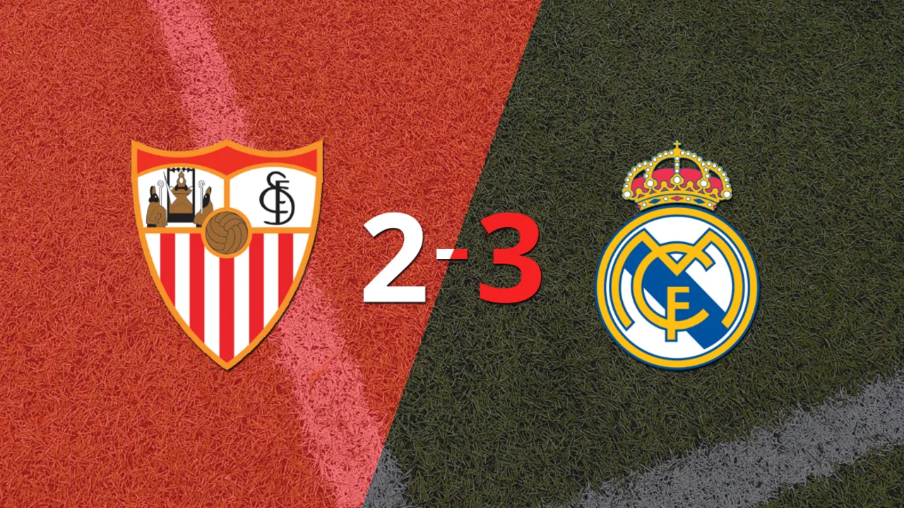 Real Madrid superó a Sevilla por la mínima diferencia 