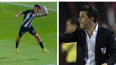 El video del curioso gesto de Gallardo tras el penal para River