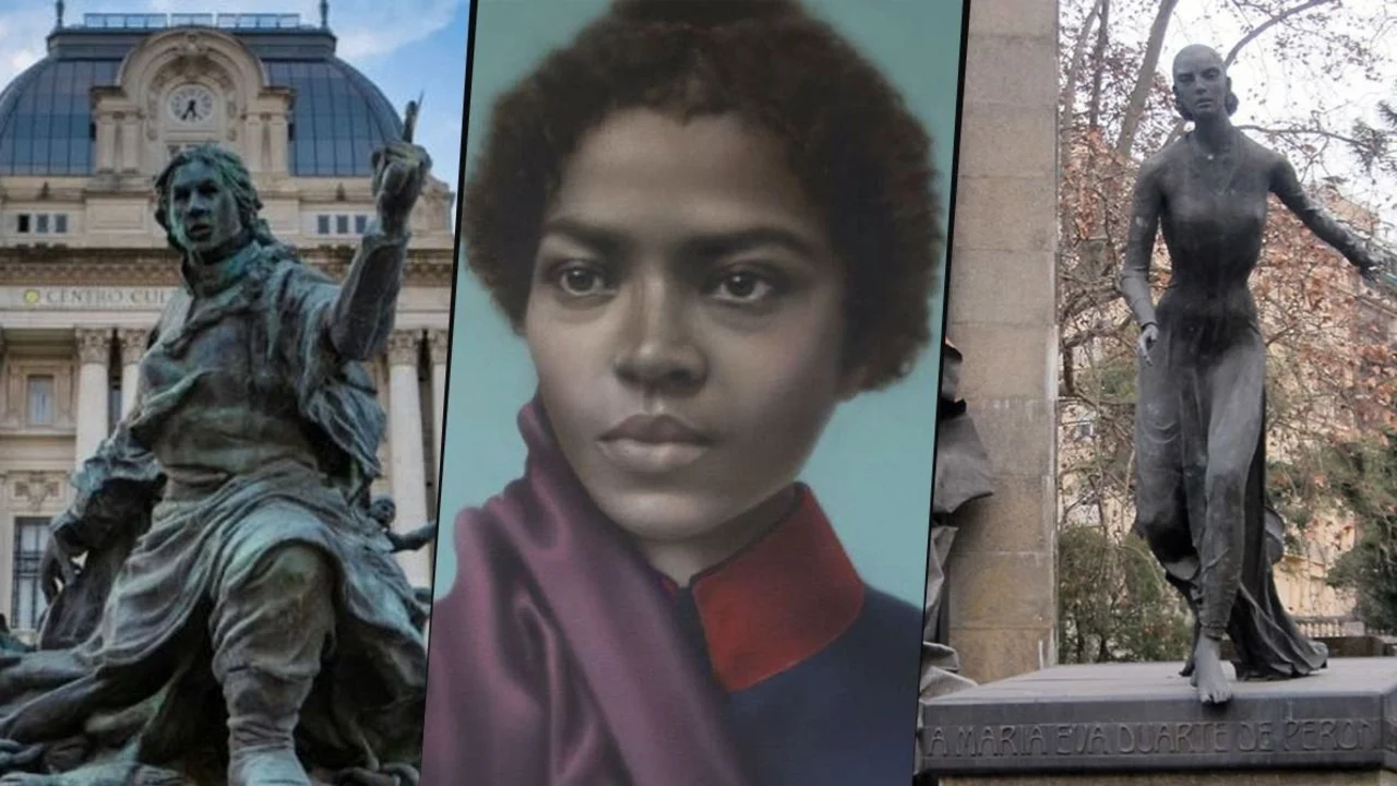 Monumentos de mujeres en la Argentina