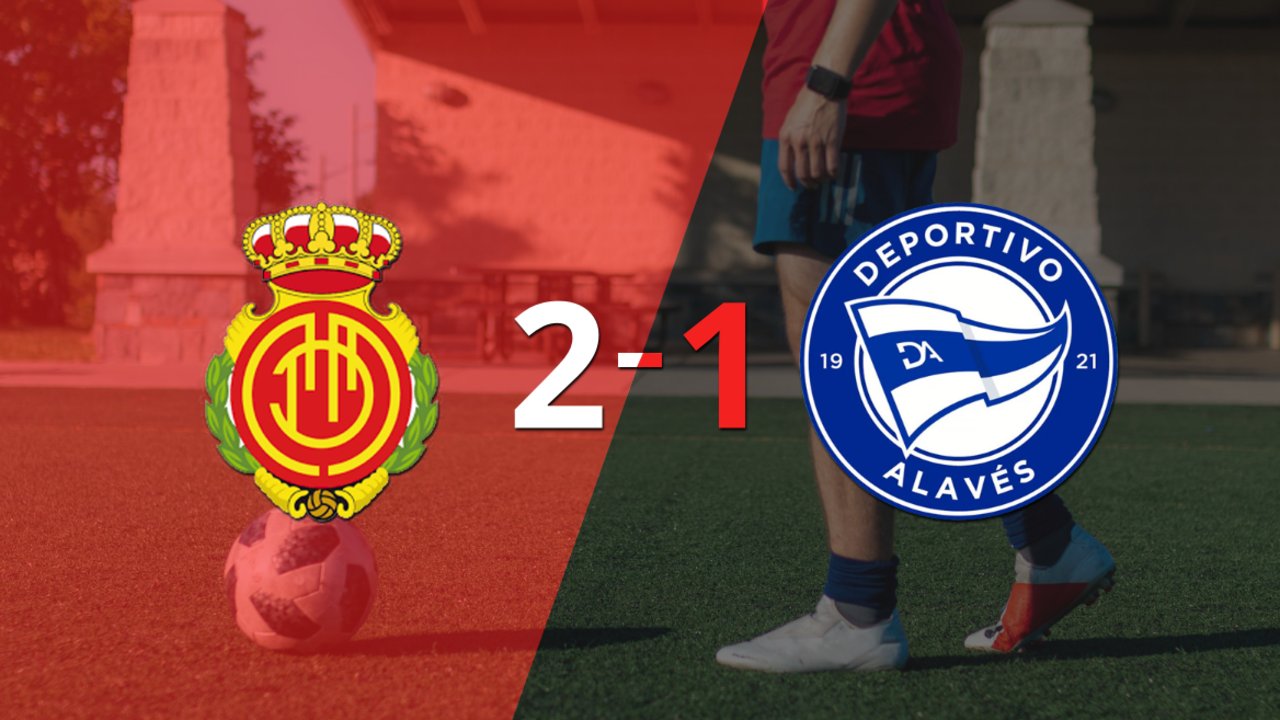 Mallorca le ganó a Alavés en su casa por 2-1
