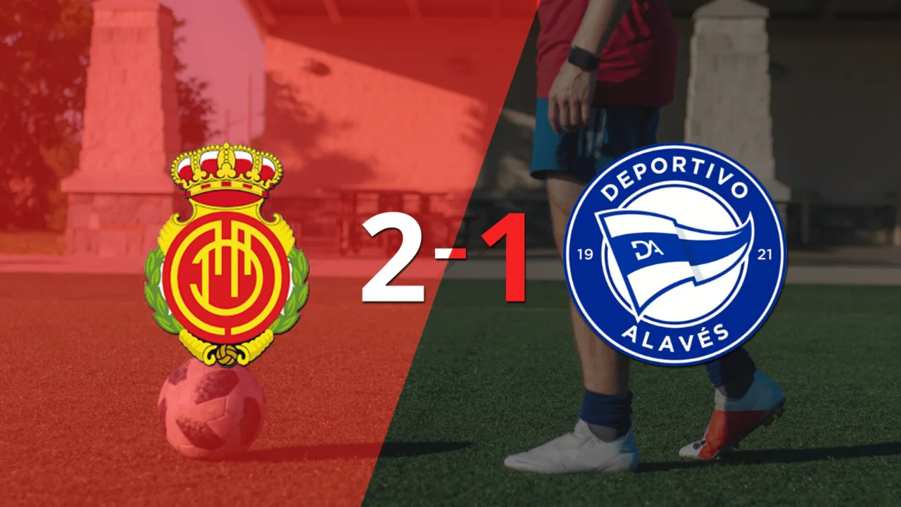 Mallorca le ganó a Alavés en su casa por 2-1