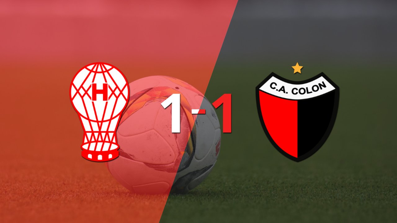Reparto de puntos en el empate a uno entre Huracán y Colón