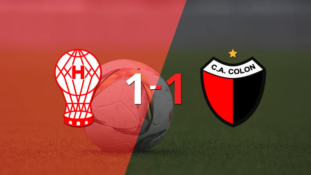 Reparto de puntos en el empate a uno entre Huracán y Colón