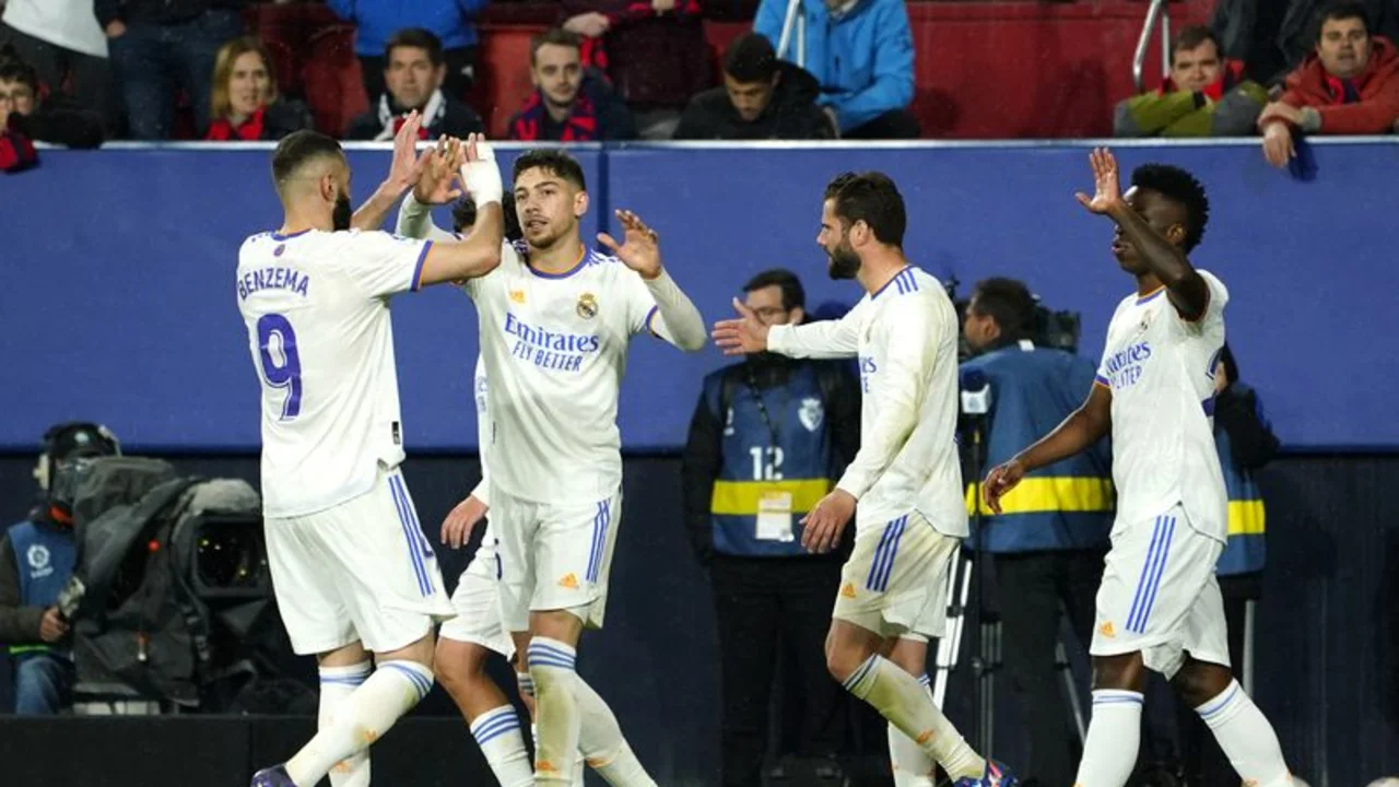 El Real Madrid se acerca al título de LaLiga con una victoria contra el Osasuna