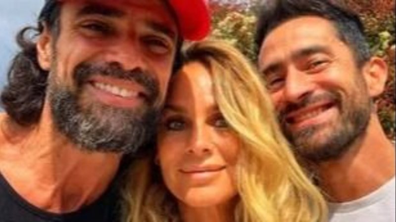 Luciano Castro, Sabrina Rojas y "Tucu" López juntos llevan una buena relación