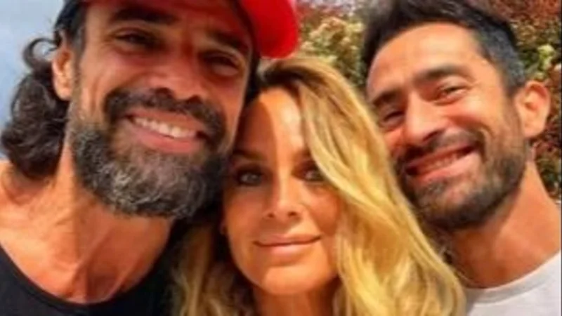 Luciano Castro, Sabrina Rojas y "Tucu" López juntos llevan una buena relación