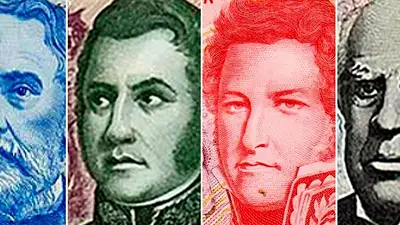 Vuelven los próceres: el gobierno nacional lanzará nuevos billetes Vuelven los próceres: el gobierno nacional lanzará nuevos billetes
