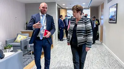 Tras su vista a Washington, Guzmán retoma la agenda económica local Tras su vista a Washington, Guzmán retoma la agenda económica local
