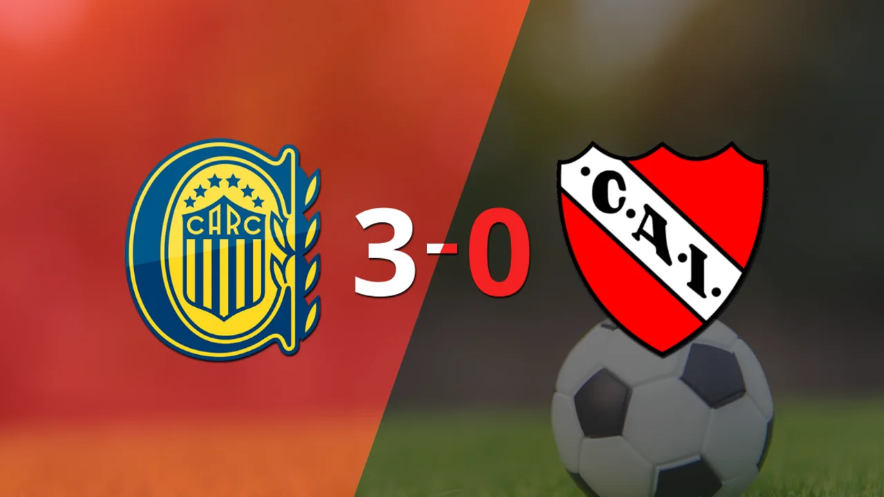 Goleada de Rosario Central 3 a 0 sobre Independiente