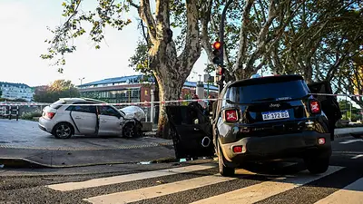 Fuerte choque en Puerto Madero: tres mujeres resultaron heridas Fuerte choque en Puerto Madero: tres mujeres resultaron heridas