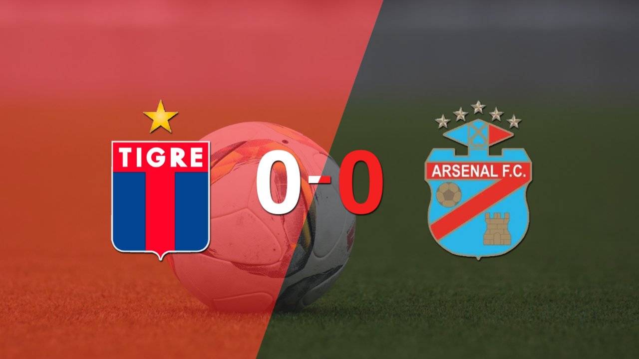 Cero a cero terminó el partido entre Tigre y Arsenal