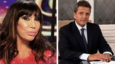 Moria Casán. Sergio Massa Moria Casán. Sergio Massa