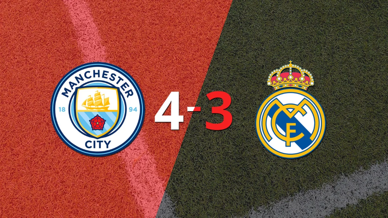El doblete de Karim Benzema no fue suficiente y Real Madrid cayó ante Manchester City