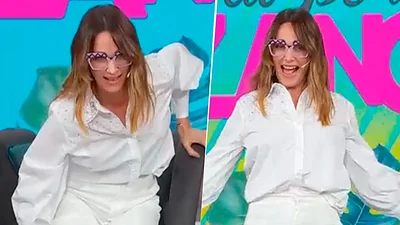 Vero Lozano se paró, se puso de pie en Telefe Vero Lozano se paró, se puso de pie en Telefe